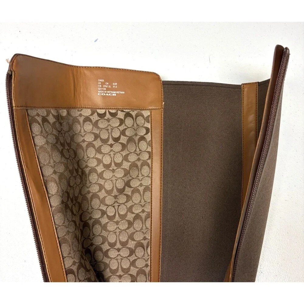 Coach Farrah Tall Riding Boot Horse & Carriage Harness Size 11B